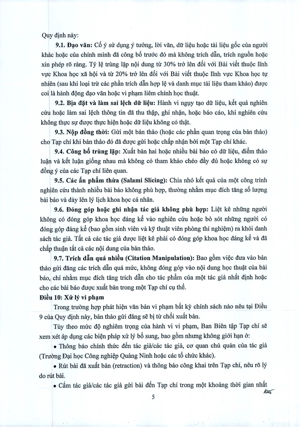 538 qd ban hanh quy dinh ve dao duc xuat ban cua tap chi dien tu khoa hoc va cong nghe qui page 6